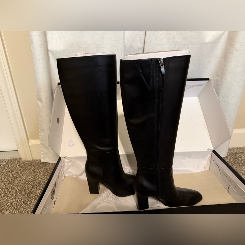 Women's Tall Leather Boots - Picture 2 of 8